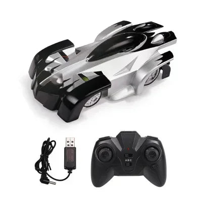 RC Car Climbing Wall Stunt Cars With LED Remote Control Racing Vehicle Anti Gravity Ceiling 360° Rotating Electronic Car Toys