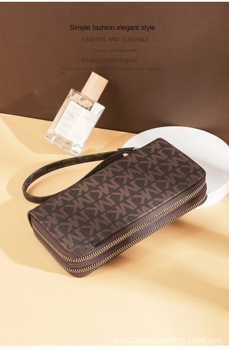 Fashion purse women's long large capacity zipper hand bag phone bag card bag cartera femenina wallet billetera carteras 2025