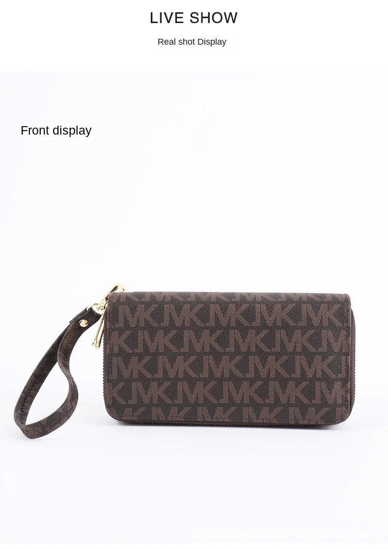 Fashion purse women's long large capacity zipper hand bag phone bag card bag cartera femenina wallet billetera carteras 2025