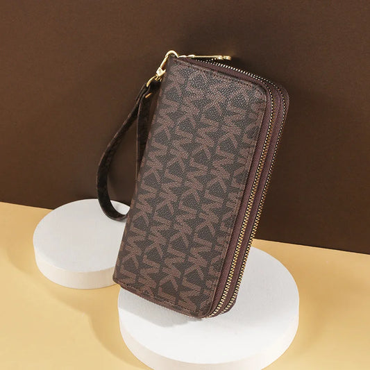 Fashion purse women's long large capacity zipper hand bag phone bag card bag cartera femenina wallet billetera carteras 2025