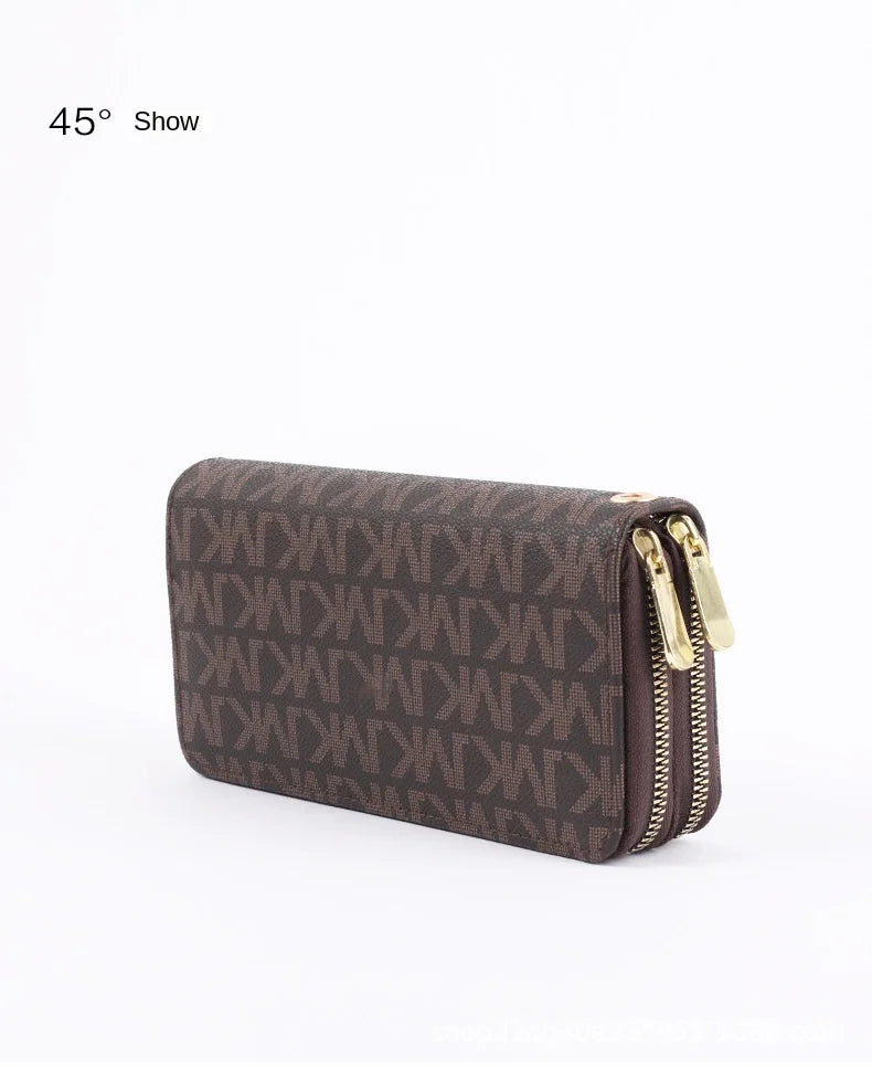Fashion purse women's long large capacity zipper hand bag phone bag card bag cartera femenina wallet billetera carteras 2025