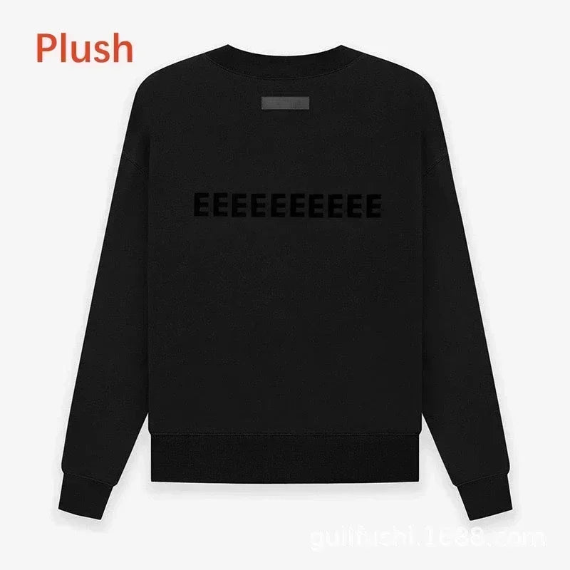 Season 8 Classic brand Men's Hoodies Luxury Design Back Plush Letter Cotton Hoodie Classic Brand Loose High Street Couple Set