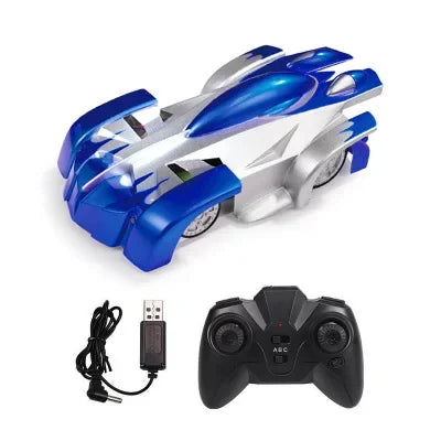 RC Car Climbing Wall Stunt Cars With LED Remote Control Racing Vehicle Anti Gravity Ceiling 360° Rotating Electronic Car Toys