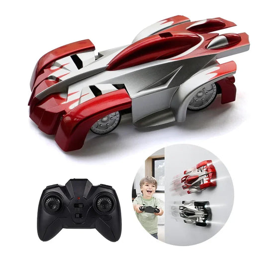 RC Car Climbing Wall Stunt Cars With LED Remote Control Racing Vehicle Anti Gravity Ceiling 360° Rotating Electronic Car Toys